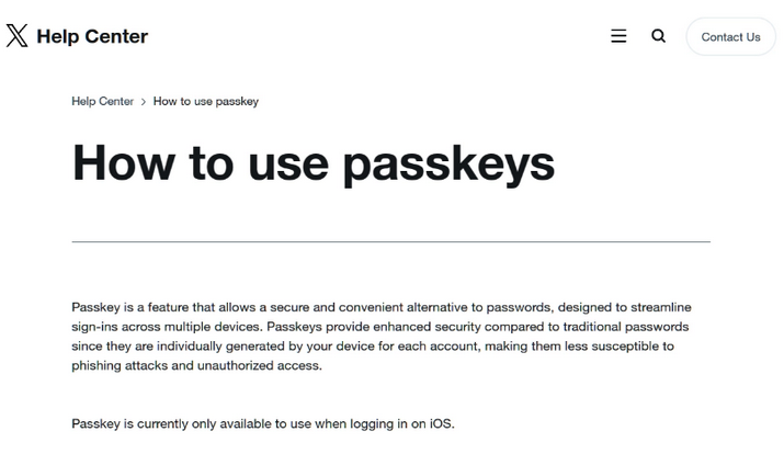 泰州苹果维修店铺分享iOS用户如何通过通行密钥(Passkey)登录 